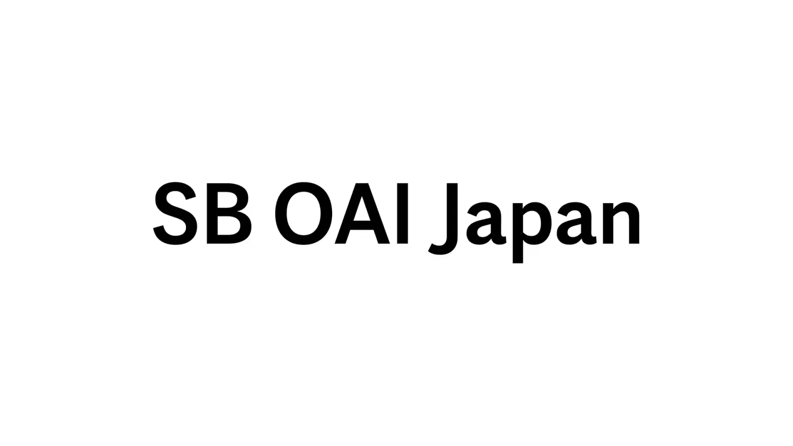 SB OAI Japan — 1